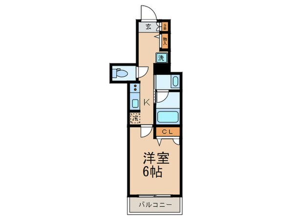 ローズメゾン桜新町の物件間取画像